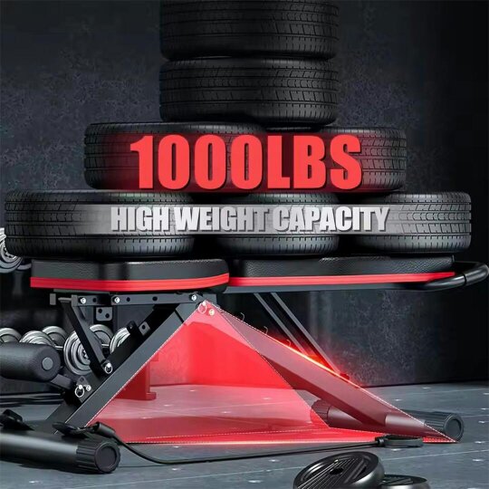 Havendro Weight Bench Adjustable Foldable Strength Training Full Body Workout Incline Gym