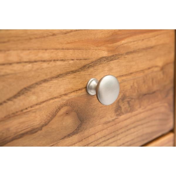 Cabinet Bits Trivento Light Wood 3 Drawer 3 Door Sideboard Chrome Knob