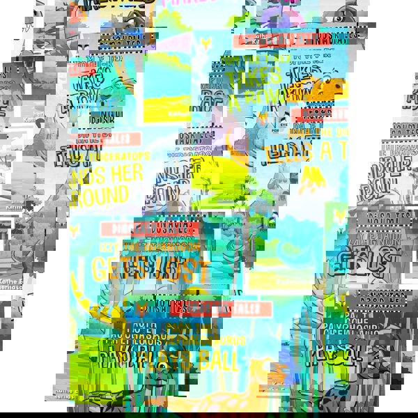 Dinosaur Tales 10 Picture Book Set – Fun, Educational, Colorful Kids’ Stories: Alfie, Olivia, Timmy & More (Age 3-5)