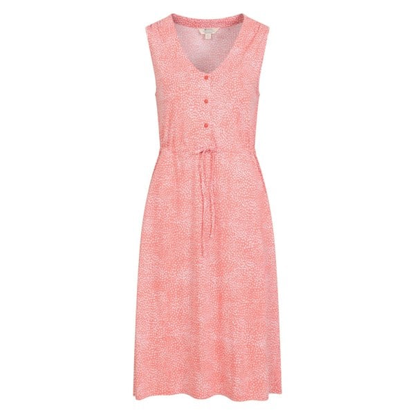 Mountain Warehouse Women's Bahamas Floral Sleeveless Dress - Coral