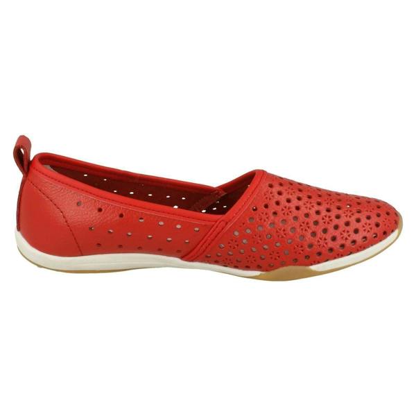 Down to Earth Ladies Down To Earth Flat Comfort Slip On Shoes