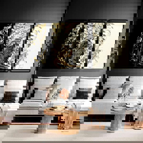 Unique wall art for living room | set of 3 wall art prints