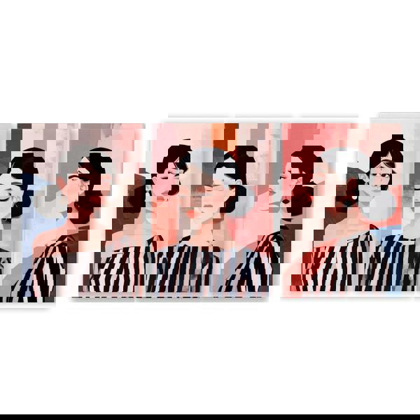 Frames Living Room | Set of 3 Boho Women Wall art Prints