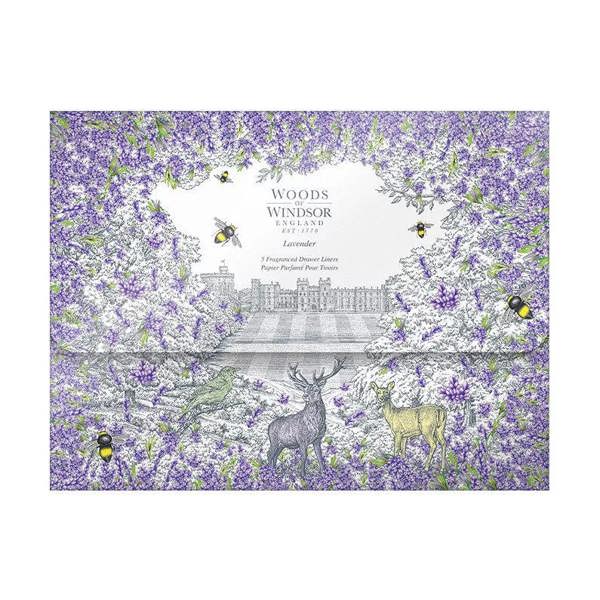 Woods of Windsor Lavender Drawer Liner 5 Pack