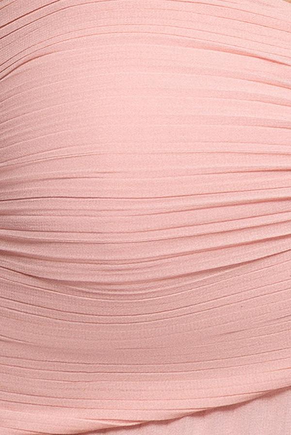 Sleeveless Pleated Chiffon Multiway Scarf Maxi Dress - Blush Pink DR4829
