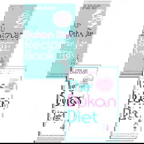 The Dukan Diet Recipe Book Pierre Dukan Collection Set New Lose Weight - books 4 people