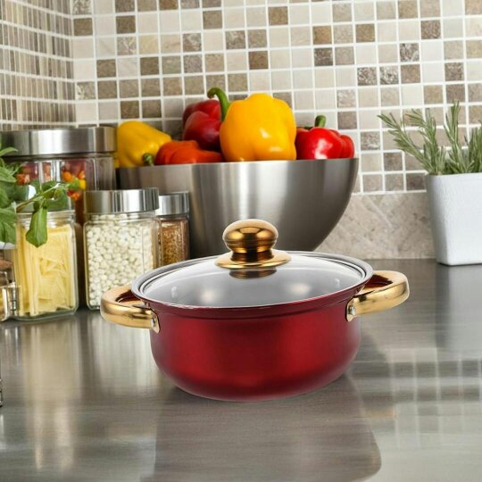 Havendro 12PCS Induction Non Stick Stainless Steel Cookware Cooking Pot Pan