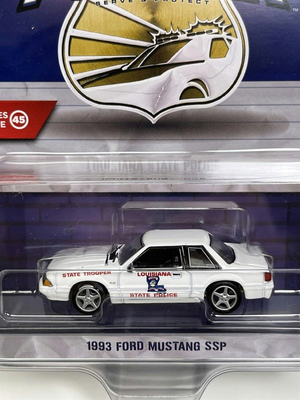 Greenlight 1993 Ford Mustang SSP Hot Pursuit 1:64 Scale 43030C