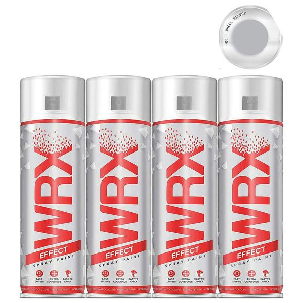 WRX 4X WRX Wheel Silver Spray Paint 400ml