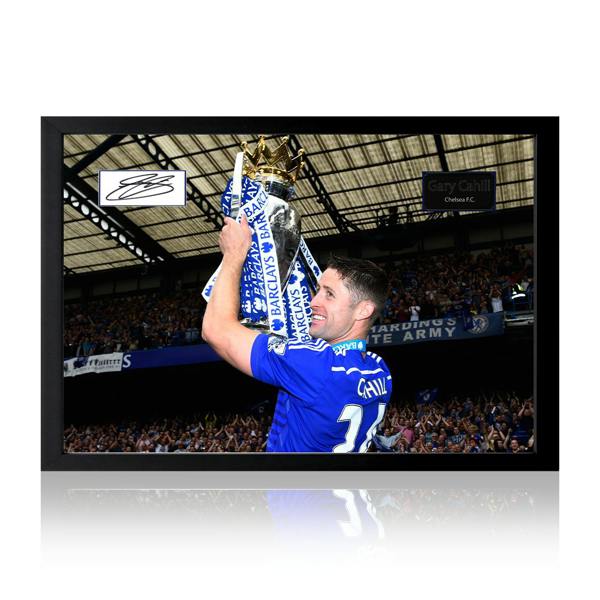 Gary Cahill Signed Chelsea Plaque Iconic Frame