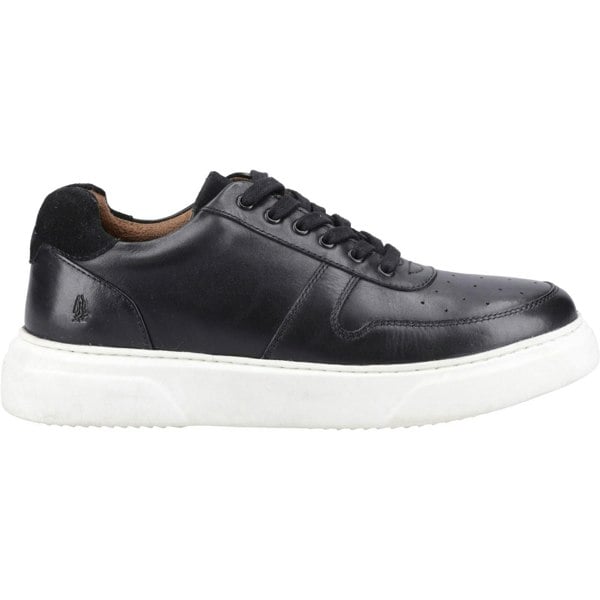 Hush Puppies Wyatt Leather Men's Black Trainers