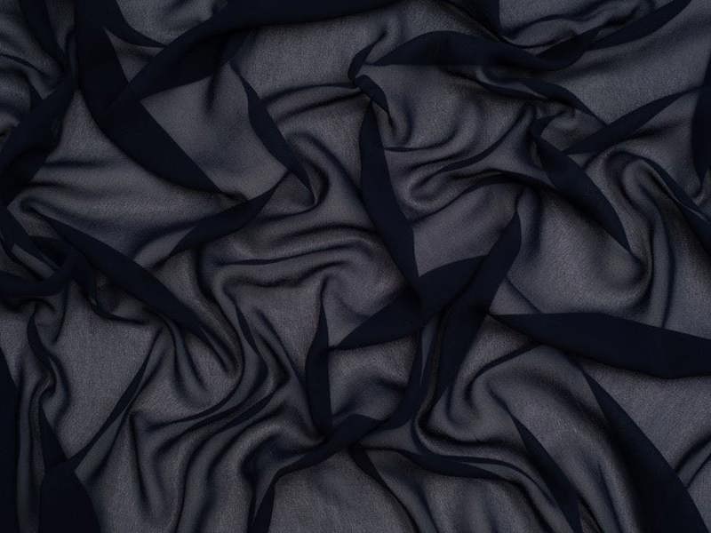 Minerva Core Range Minerva Light Sheer Chiffon Fabric - Plain Design Dressmaking Fabric, 110 cm / 44" Wide - per metre
