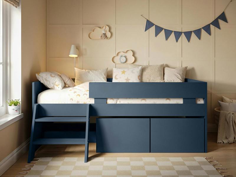 Flair Logan Single Storage Low Sleeper Bed