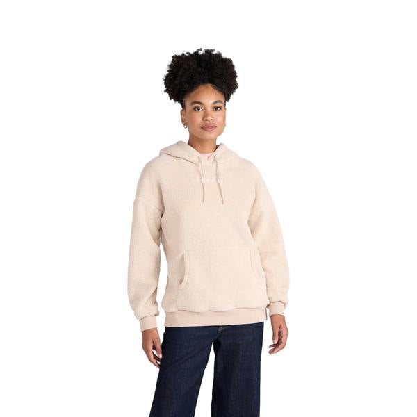 Animal Womens/Ladies Fleece Hoodie - Off White - 