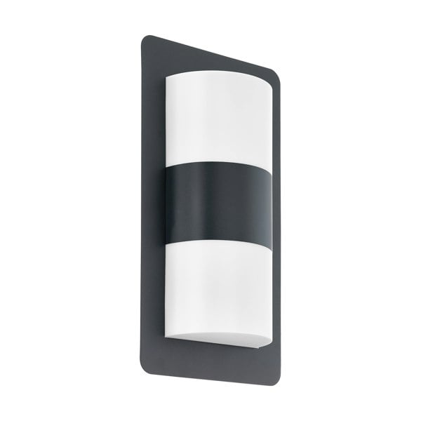 EGLO Cistierna 2-Light Anthracite Exterior Wall Light