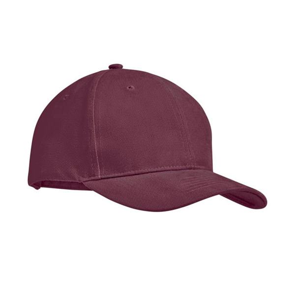 MidOcean Tekapo Heavy Brushed Cotton Baseball Cap - Burgundy - 