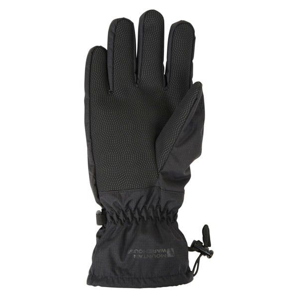 Mountain Warehouse Mens Waterproof Ripstop Gloves - Black