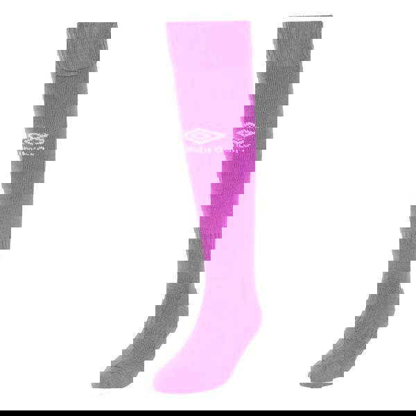 Umbro Childrens/Kids Classico Socks - Purple Cactus/White