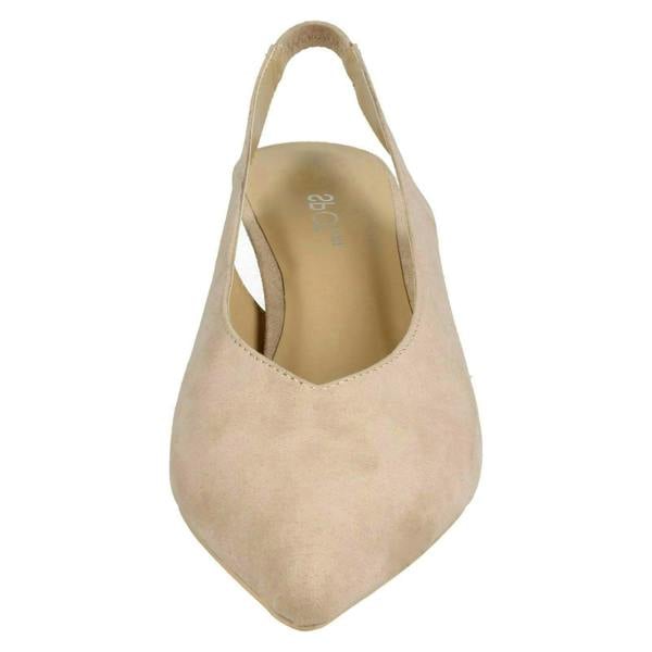 Spot On Ladies Spot On Kitten Heel Slingback Shoes F90049