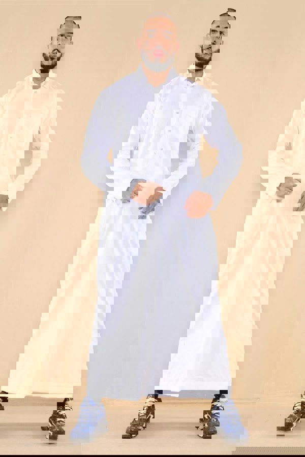 101_thobe_White_L - 56, 101_thobe_White_M - 54, 101_thobe_White_S - 52, 101_thobe_White_XL - 58, 101_thobe_White_XXL - 60