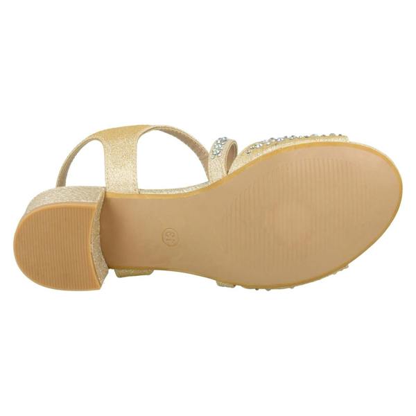 Spot On Girls Spot On Mid Heel Mule Sandals H1105