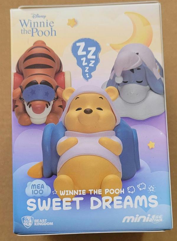 Disney: Winnie the Pooh Sweet Dreams Beast Kingdom Mini Egg Attack Figure Blind Box (One Random Box Supplied)
