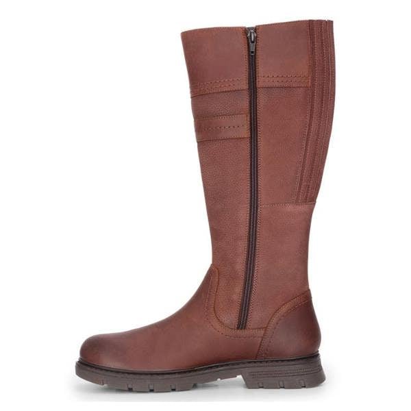 Hoggs of Fife Letham country waterproof boot with side zip for easy wearing