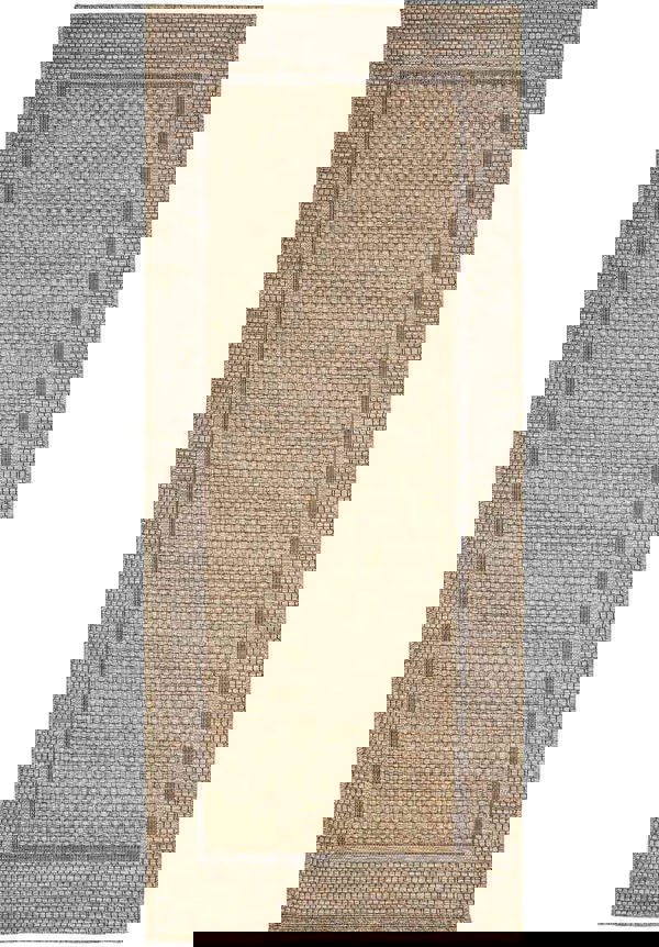 Summer Latte Border Rug – Indoor/Outdoor