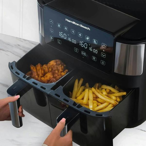 Hamilton Beach HealthyCook 8L Dual Air Fryer - Hamilton Beach UK