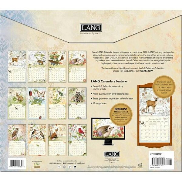 Susan Winget, Field Guide Deluxe Calendar 2027, Deluxe Calendars, Month To View, Lifestyle, Gift
