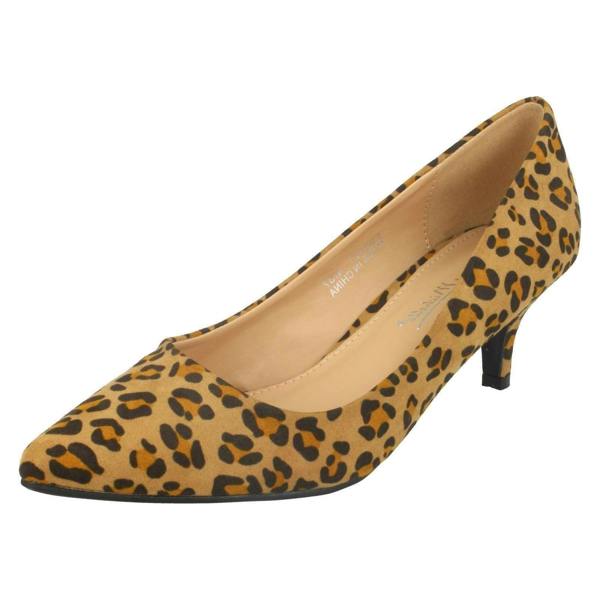 Anne Michelle Ladies Anne Michelle Pointed Toe Court Shoes