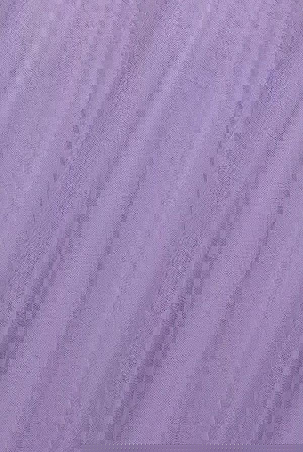 Embroidered Mesh Maxi Dress - Lilac DR3584