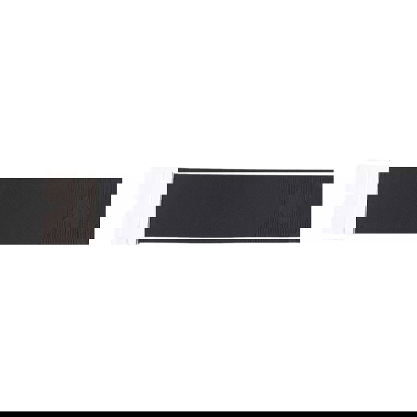BURBERRY 8080803 Burberry B Cut reversible belt BLACK/SILVER BELT MALE 90 CM