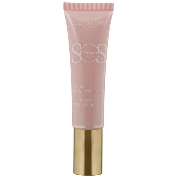 Clarins SOS Primer 01 Rose: Minimises Signs Of Fatigue 30ml / 1 oz. - Extra