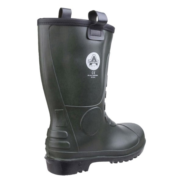 Amblers Safety FS97 PVC Rigger Men's Safety Boots in Green