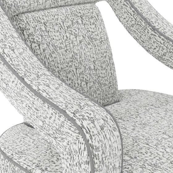 Wyld Haus Letterkenny Upholstered Soft Grey Chenille Armchair