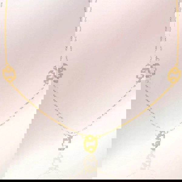 Say It With Cancer Necklace - Yellow Gold Plated