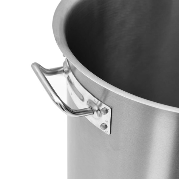Berkfield Stock Pot 32 L 40x26 cm Stainless Steel