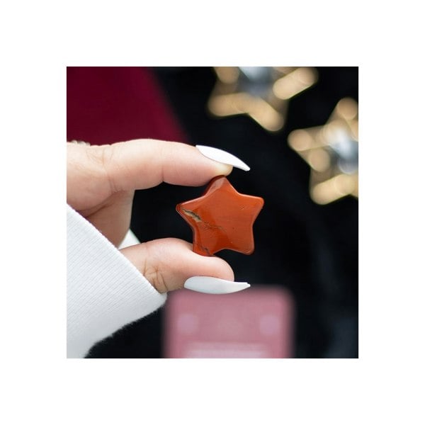Serano Red Jasper Crystal Star in a Bag