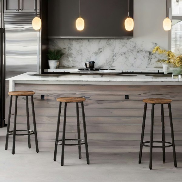 Rafaelo Mobilia Set of 2 Bar Stools