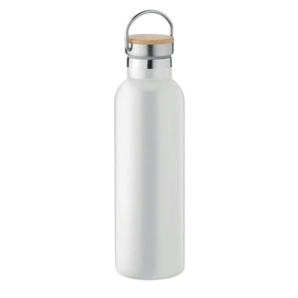 MidOcean Helsinki Medium Bamboo 750ml Flask - White - 