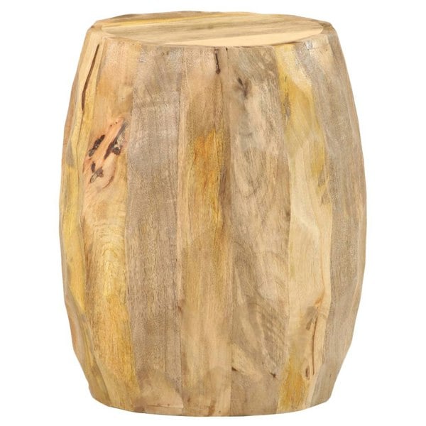 Berkfield Drum Stool Solid Mango Wood