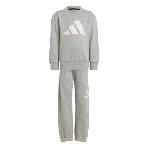 Adidas Childrens/Kids Essentials Sweatshirt & Jogging Bottoms - Grey - 