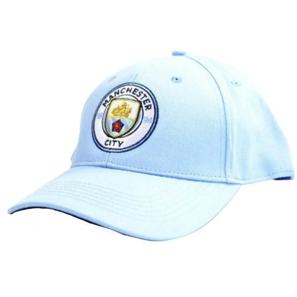 Manchester City FC Unisex Adult Backstrap Baseball Cap - Sky Blue