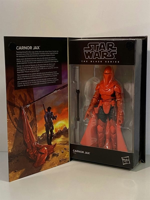 star wars carnor jax black series 50th anniversary lucas film hasbro f2816