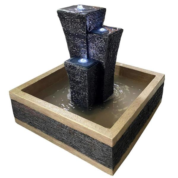 Tranquillity Water Features Oriental Towers on Square Base Oriental Water Feature