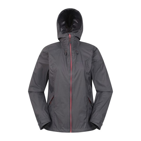 Mountain Warehouse Womens/Ladies Swerve Packaway Waterproof Jacket - Charcoal