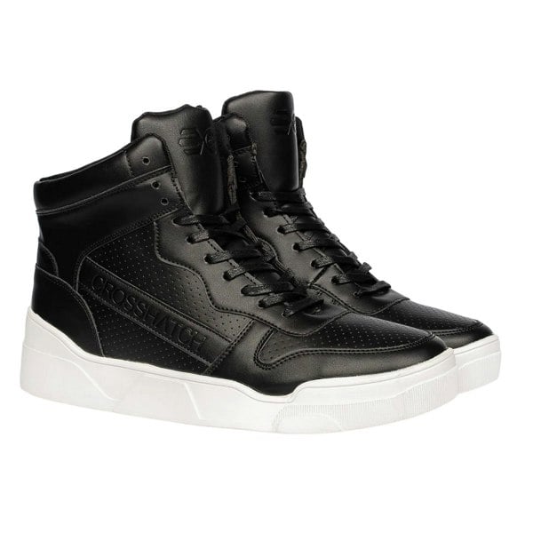 Crosshatch Mens Arialva High Tops - Black