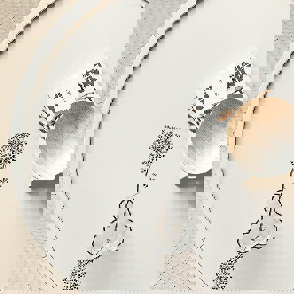 Farooq Round Bedside Table, White-Weilai Concept