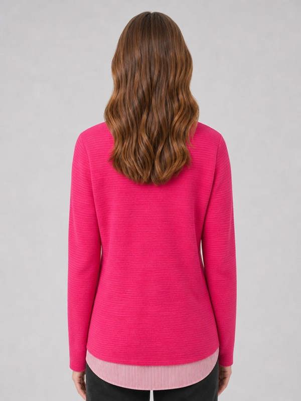 TIGI 2 In 1 Shirt Detail Top